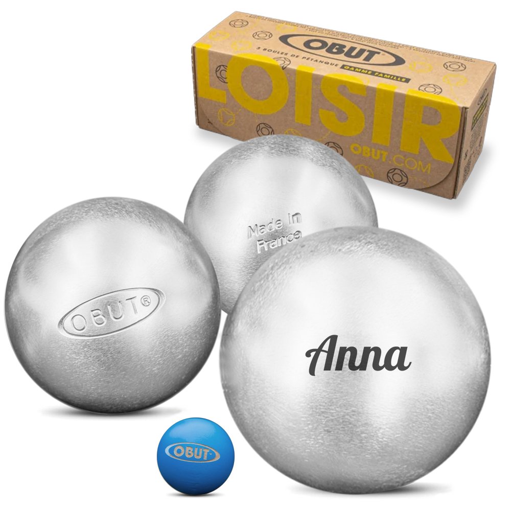 Boules de pétanque OBUT gravées