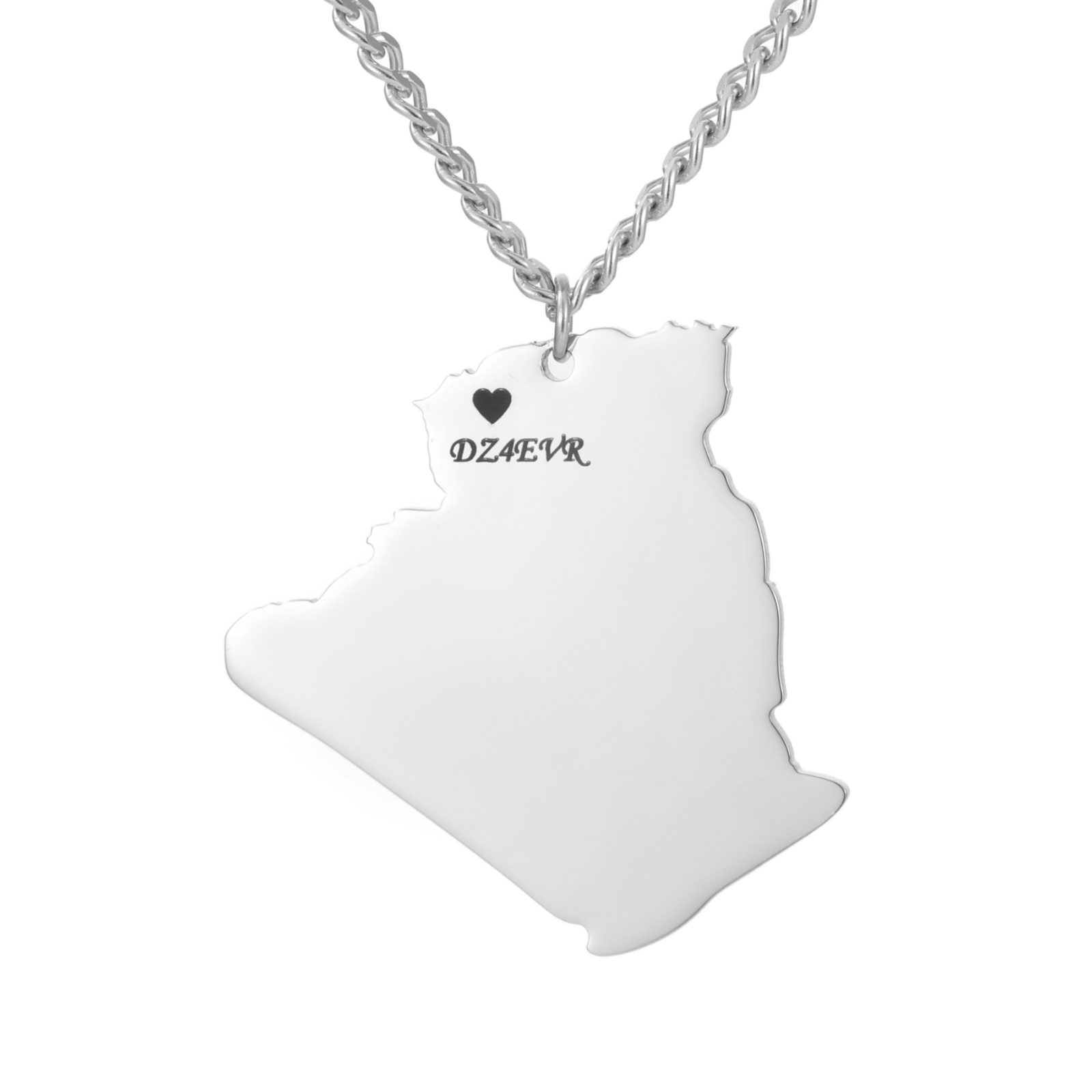 Pendentif carte personnalisé (pays, ville, île)