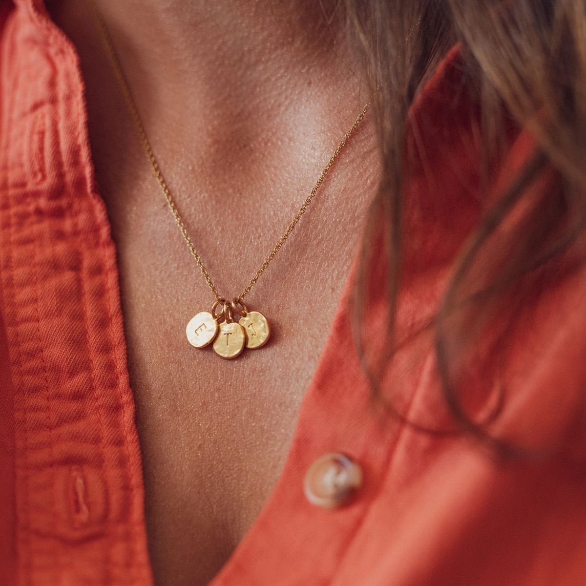 Collier initiales personnalisé