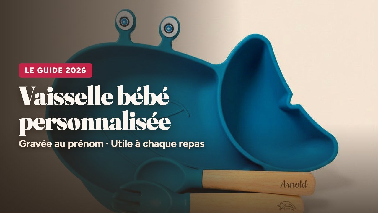 le guide 2026 : Vaisselle bébé personnalisée, Gravée au prénom · Utile à chaque repas