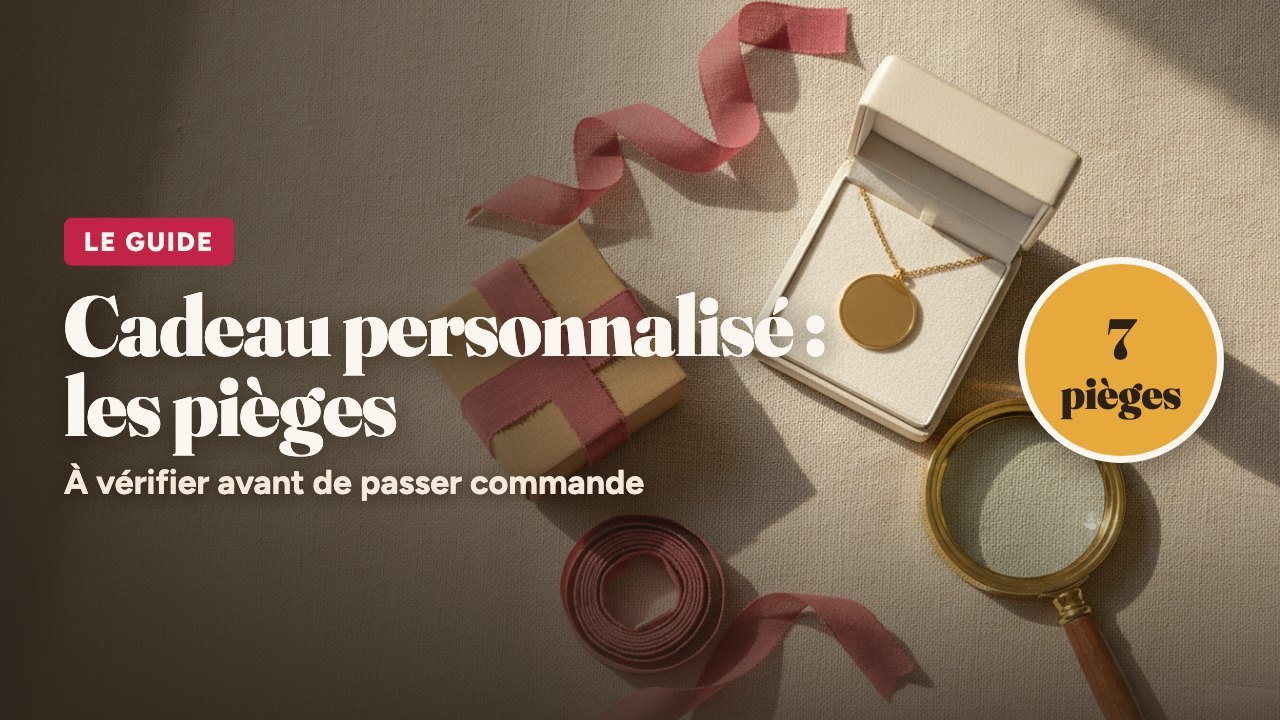 le guide : Cadeau personnalisé : les pièges, À vérifier avant de passer commande, 7 pièges