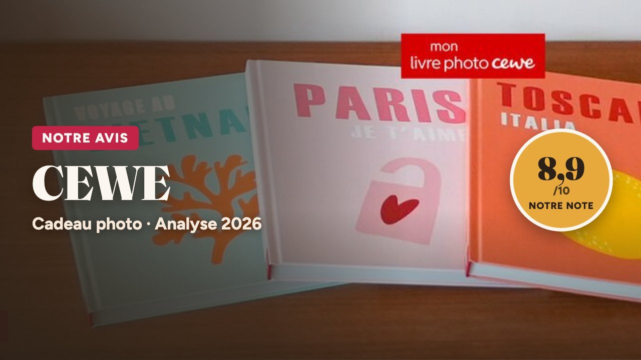 notre avis : CEWE, Cadeau photo · Analyse 2026, note 8,9 sur 10